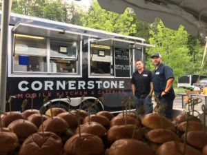 Keith & Rich catering from Cornerstone Restaurant Group